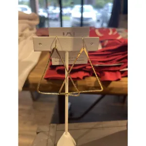 Triangle Hoop Earring