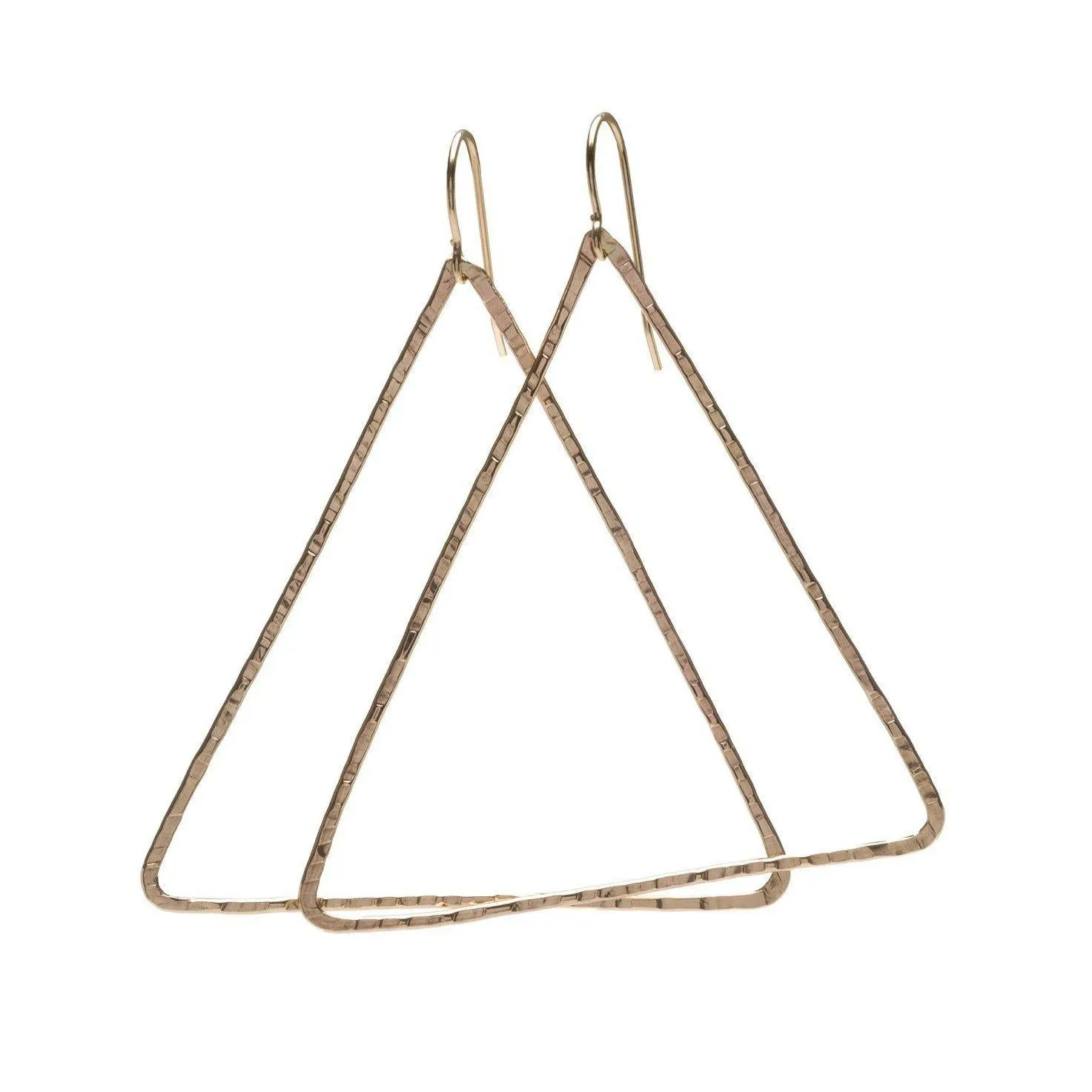 Triangle Hoop Earring