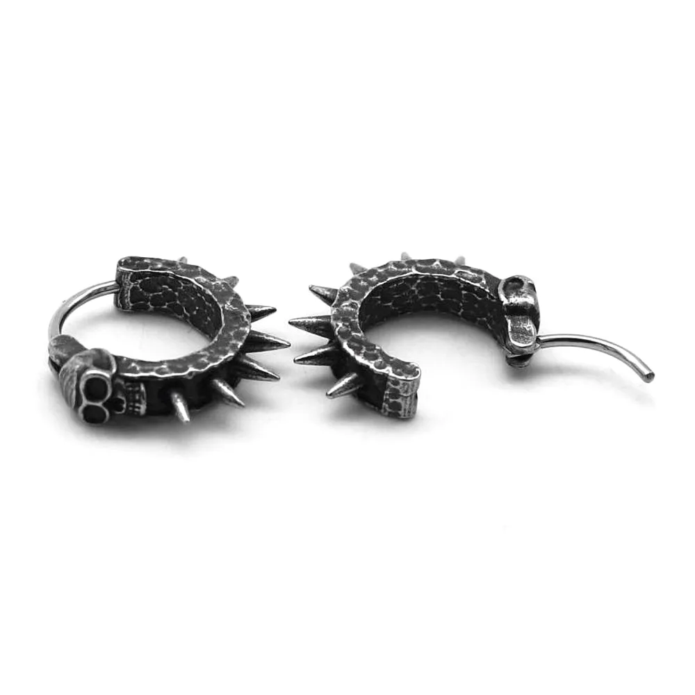Vintage Gothic Skull Earrings