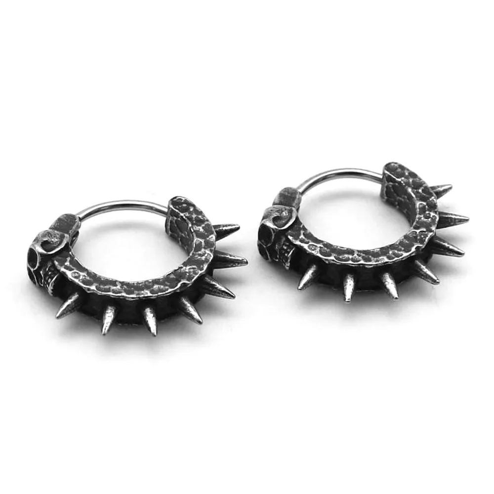 Vintage Gothic Skull Earrings