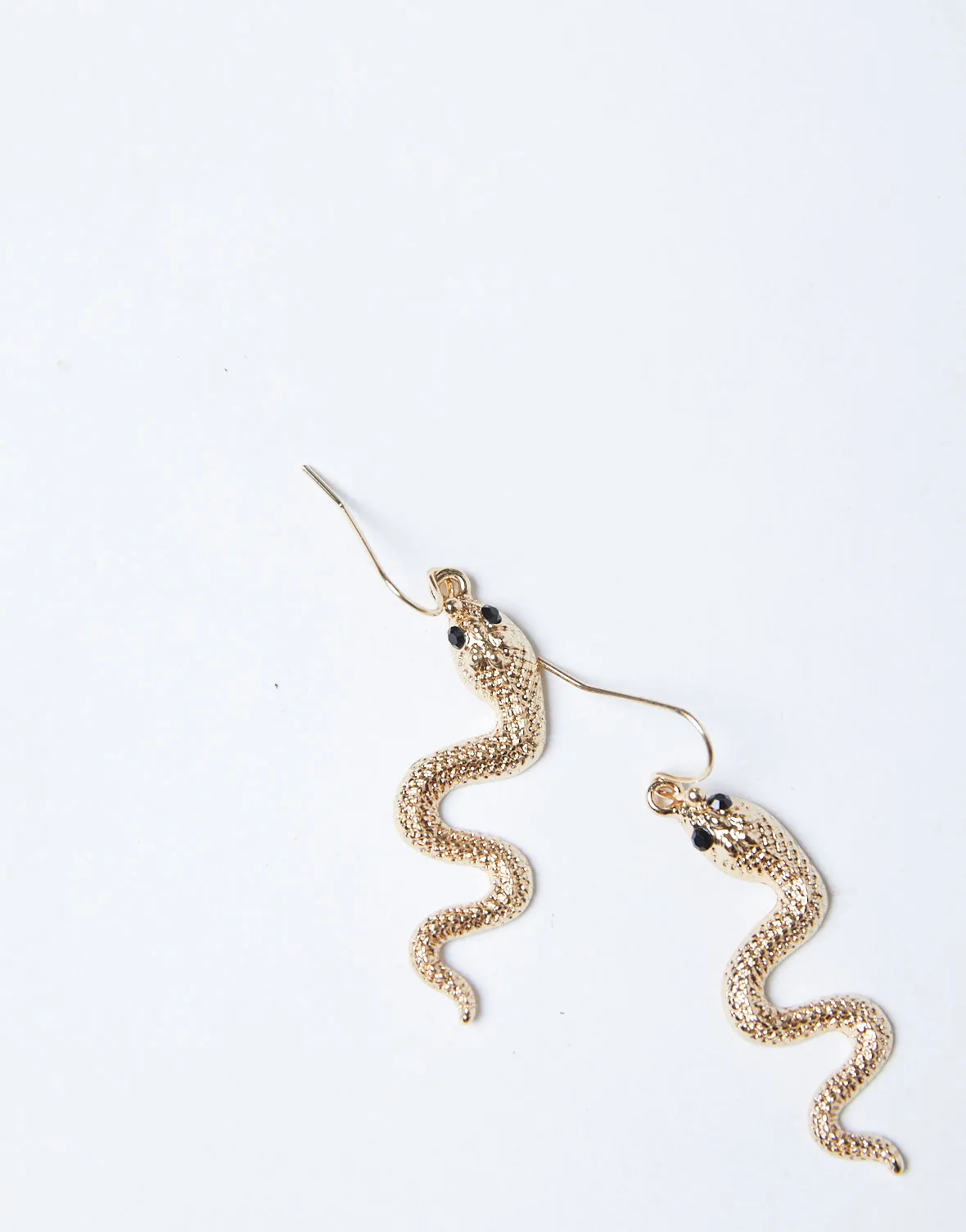 Wavy Snake Earrings