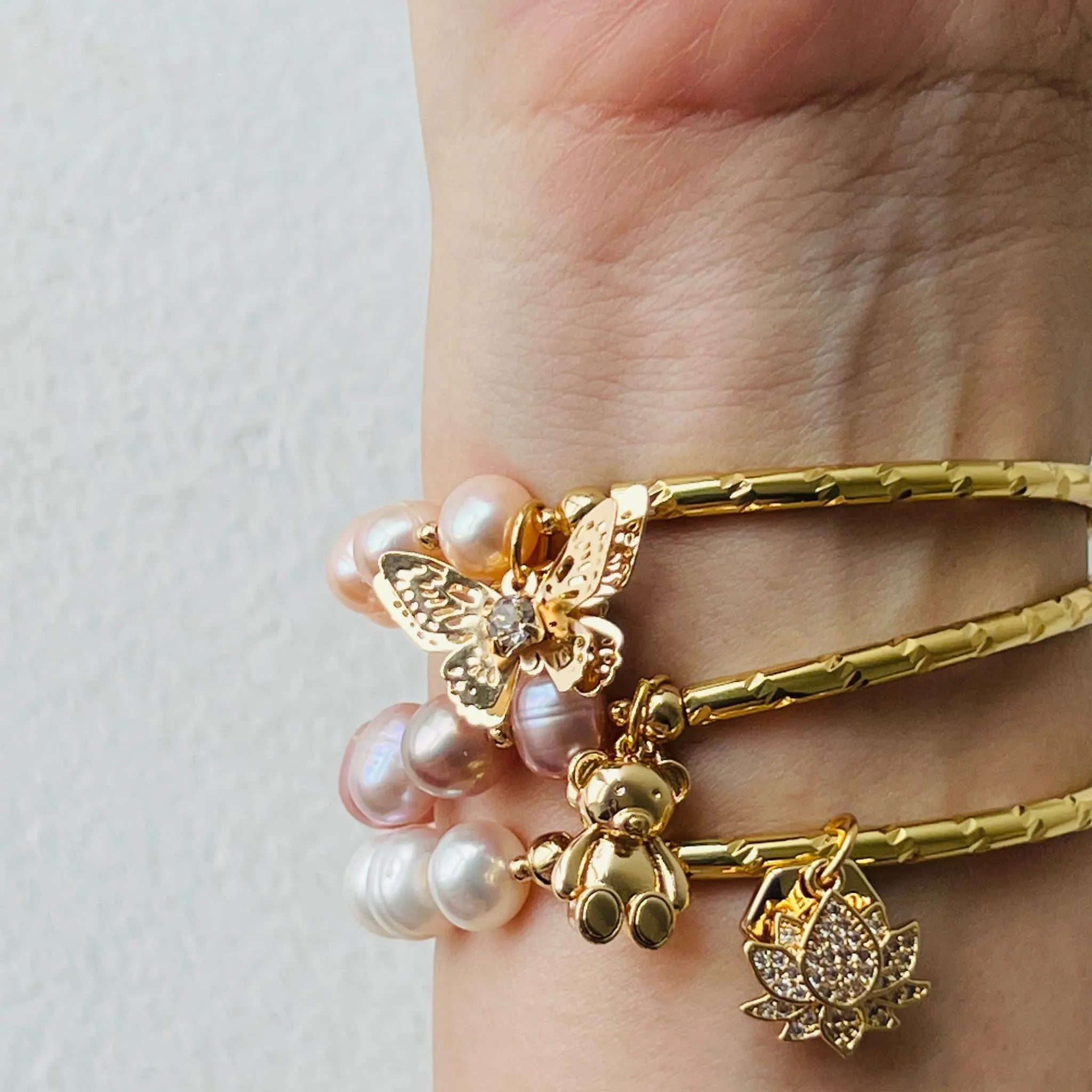 White Pearl Baby Diadem Bracelet