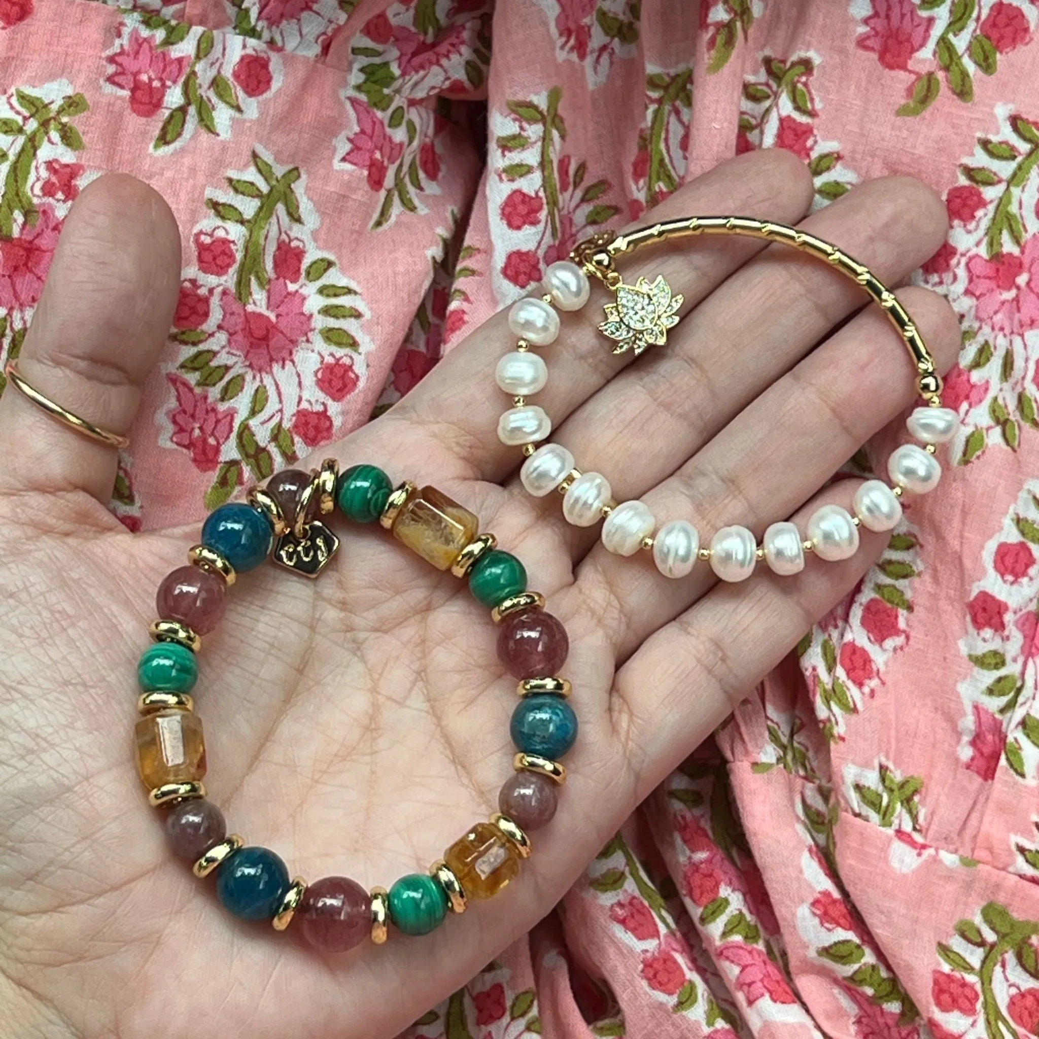 White Pearl Baby Diadem Bracelet