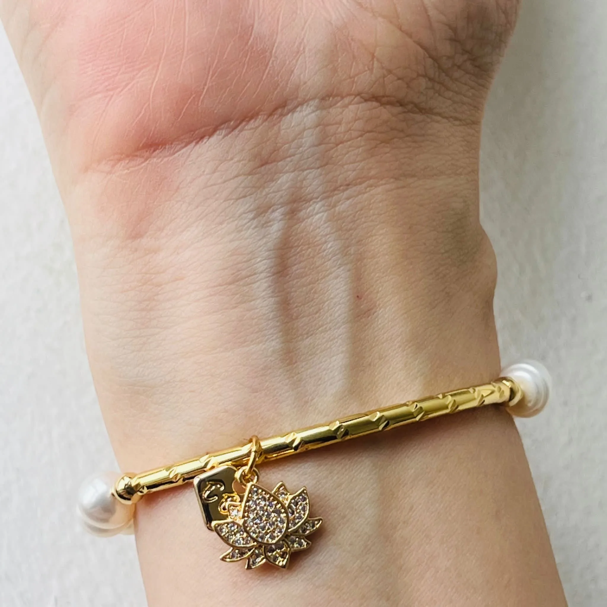 White Pearl Baby Diadem Bracelet