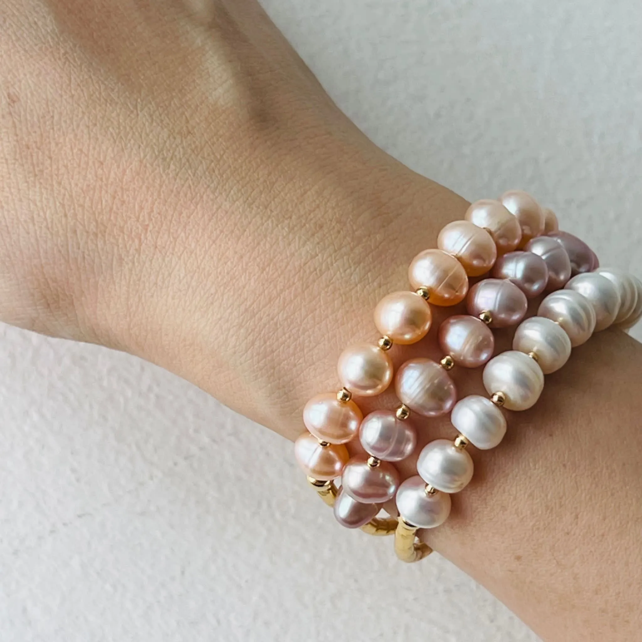 White Pearl Baby Diadem Bracelet