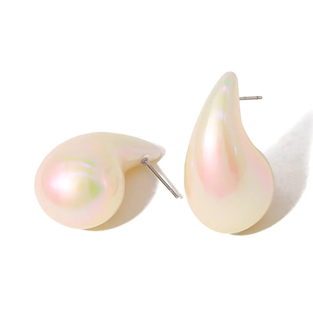 Wholesale Minimalist Water Drop Acrylic Earrings