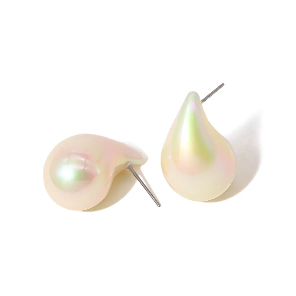Wholesale Minimalist Water Drop Acrylic Earrings