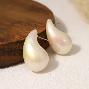Wholesale Minimalist Water Drop Acrylic Earrings