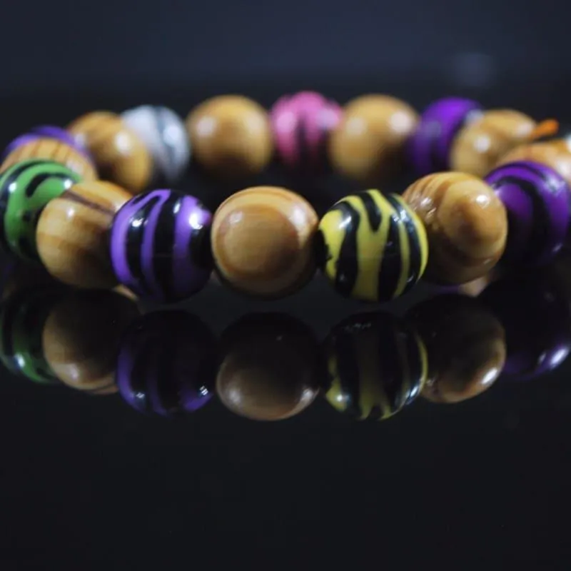 Zebra Acrylic Mix Bracelets